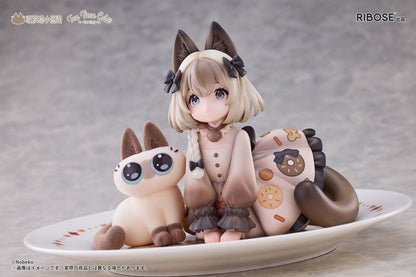 DLC Series Tea Time Cats × Nobeko Azukisan Siamese Cat Figure Limited Set