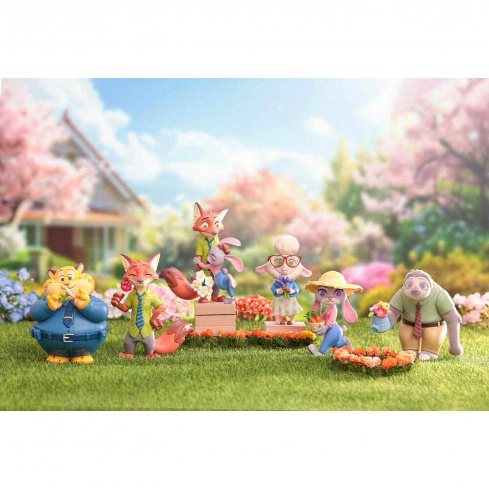 ディズニーズートピアフィギュアフラワーシリーズ1BOX全6種プリザーブドフラワー 単品・BOX】ディズニー ズートピア フラワーワールド シリーズ