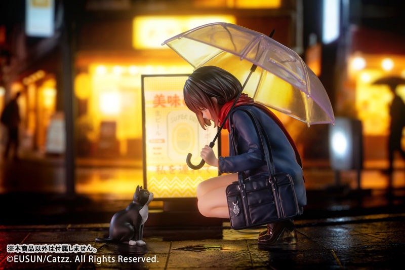 雨の日」——出会い Illustrated by Catzz 1/7 – viviON BLUE