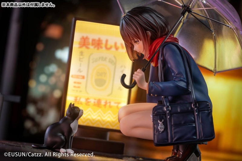 雨の日」——出会い Illustrated by Catzz 1/7 – viviON BLUE