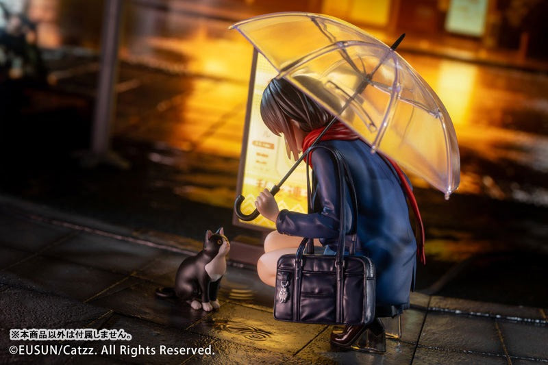 雨の日」——出会い Illustrated by Catzz 1/7 – viviON BLUE