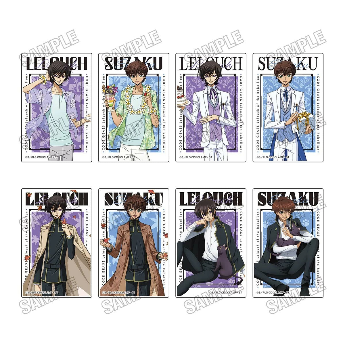 「Code Geass: Lelouch of the Rebellion"Acrylic Block Collection 8-Piece Box