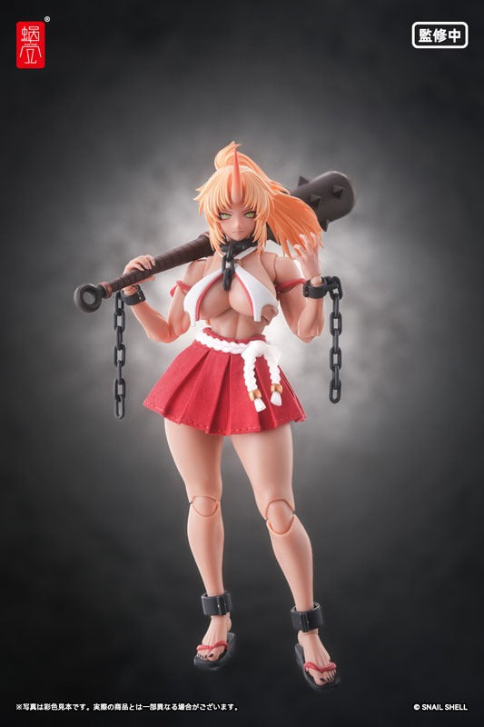 蝸之殼Snail Shell RPGEX-08 鬼巫女 次女・紅葉 1/12 完成品アクションフィギュア