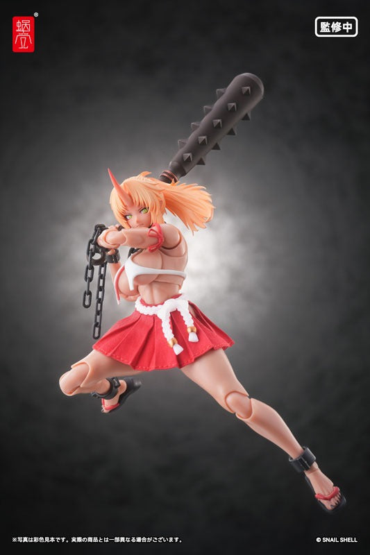 蝸之殼Snail Shell RPGEX-08 鬼巫女 次女・紅葉 1/12 完成品アクションフィギュア