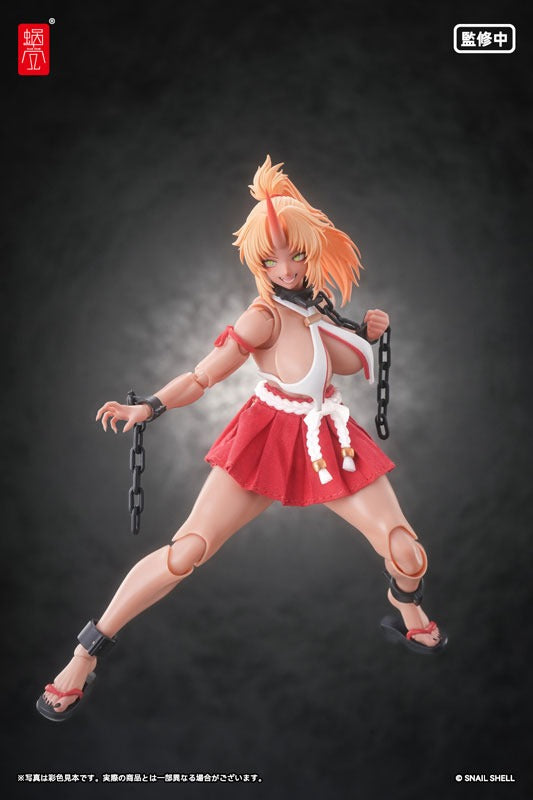 蝸之殼Snail Shell RPGEX-08 鬼巫女 次女・紅葉 1/12 完成品アクションフィギュア