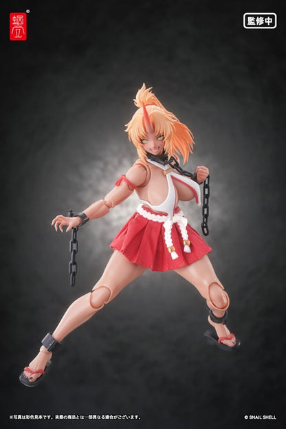 蝸之殼Snail Shell RPGEX-08 鬼巫女 次女・紅葉 1/12 完成品アクションフィギュア