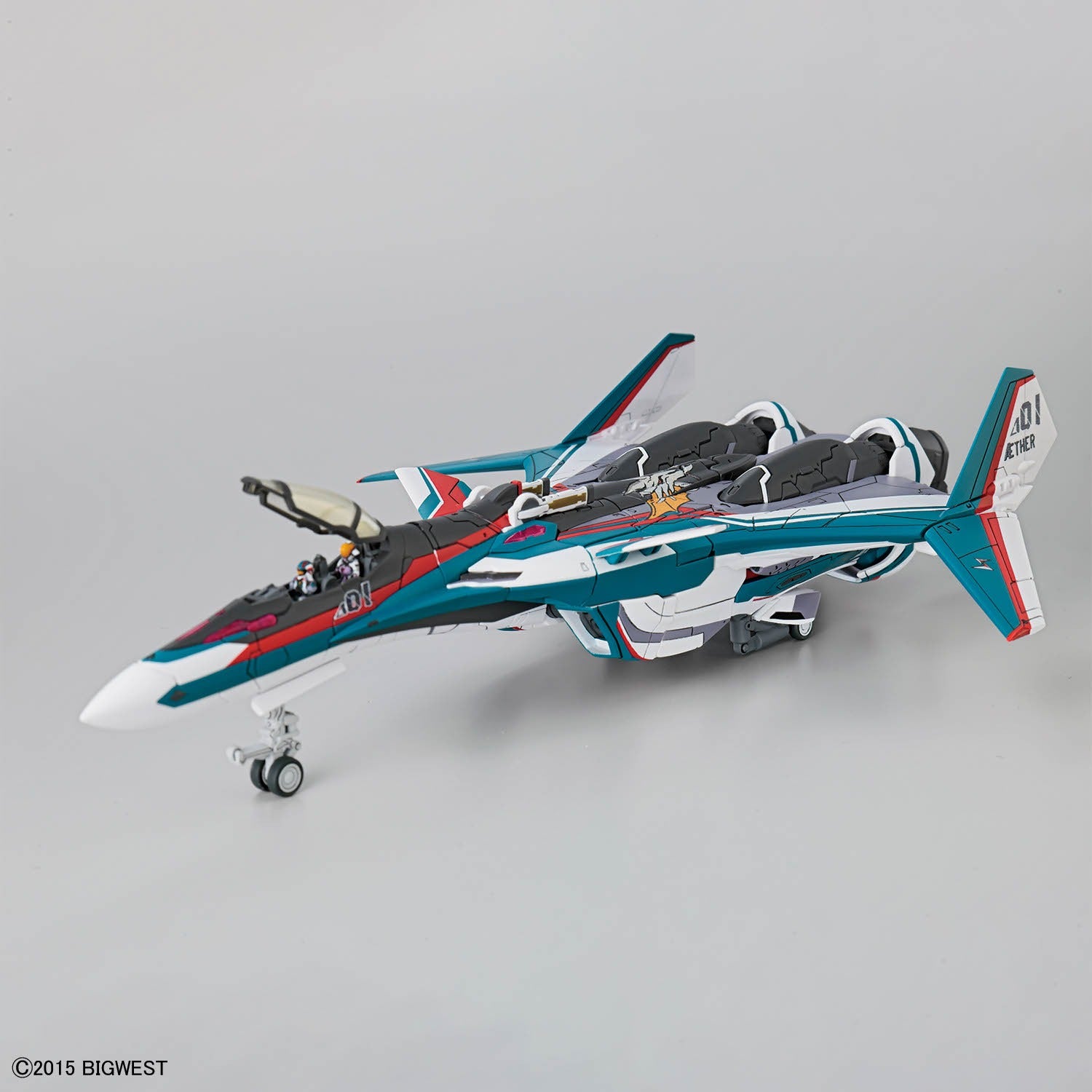 H.G. Macross VF-31S Siegfried (Arad Melders machine) Deluxe Set 1