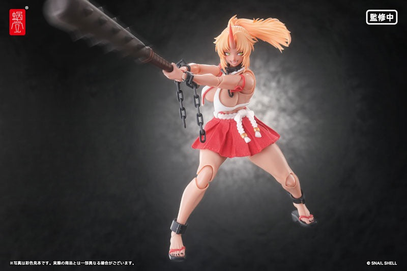 蝸之殼Snail Shell RPGEX-08 鬼巫女 次女・紅葉 1/12 完成品アクションフィギュア
