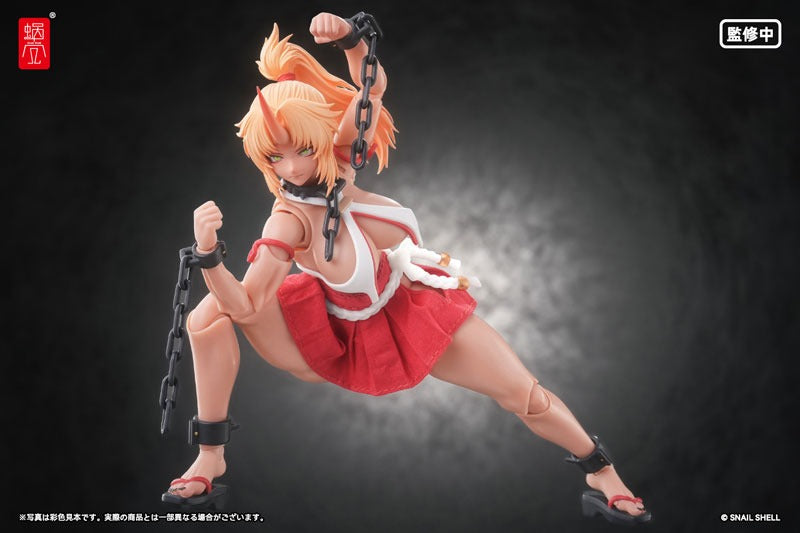 蝸之殼Snail Shell RPGEX-08 鬼巫女 次女・紅葉 1/12 完成品アクションフィギュア