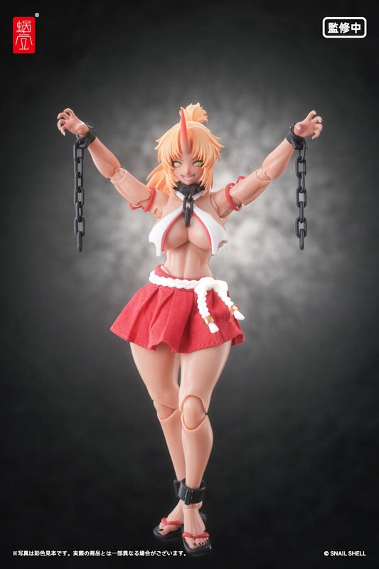 蝸之殼Snail Shell RPGEX-08 鬼巫女 次女・紅葉 1/12 完成品アクションフィギュア