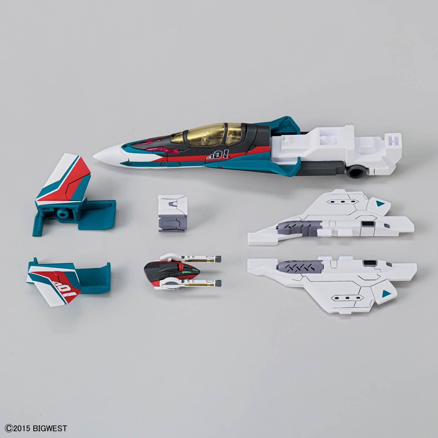 H.G. Macross VF-31S Siegfried (Arad Melders machine) Deluxe Set 1