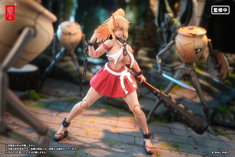 蝸之殼Snail Shell RPGEX-08 鬼巫女 次女・紅葉 1/12 完成品アクションフィギュア