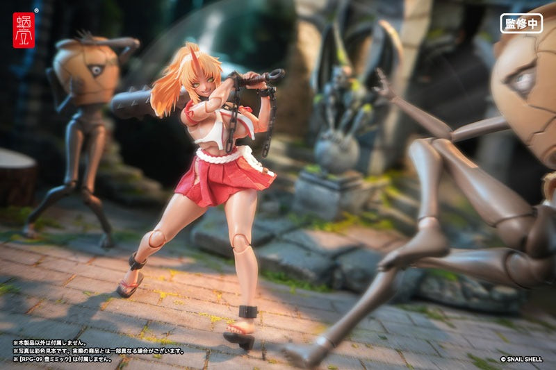 蝸之殼Snail Shell RPGEX-08 鬼巫女 次女・紅葉 1/12 完成品アクションフィギュア