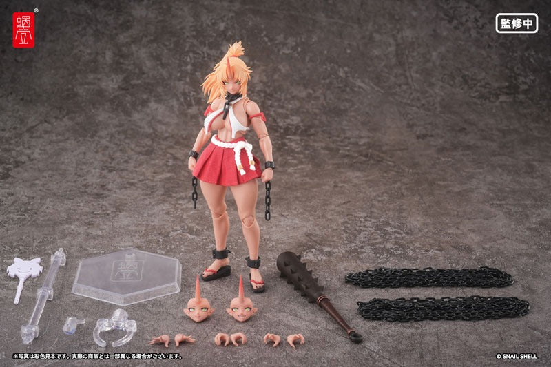 蝸之殼Snail Shell RPGEX-08 鬼巫女 次女・紅葉 1/12 完成品アクションフィギュア