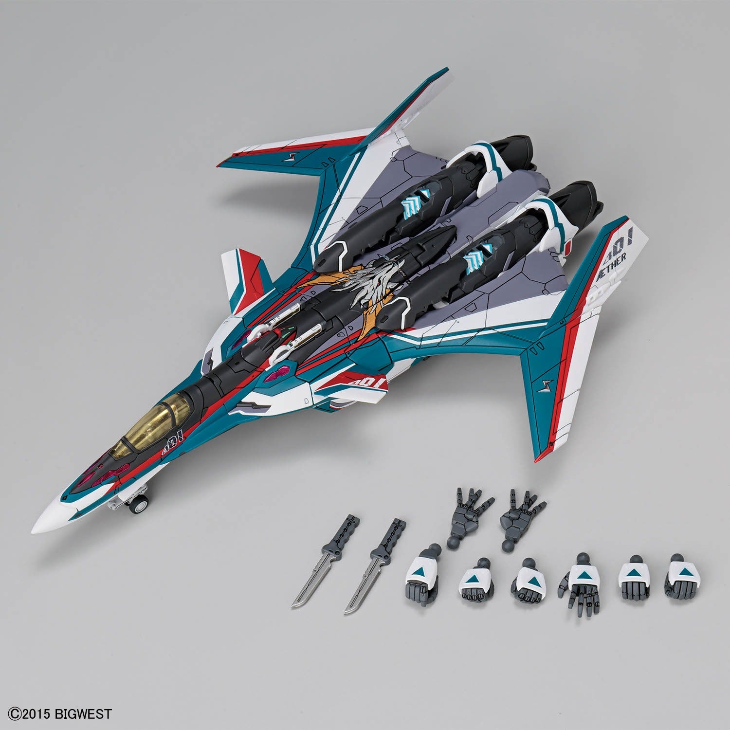 HG マクロス VF-31S ジークフリード （アラド・メルダース機） 1/100