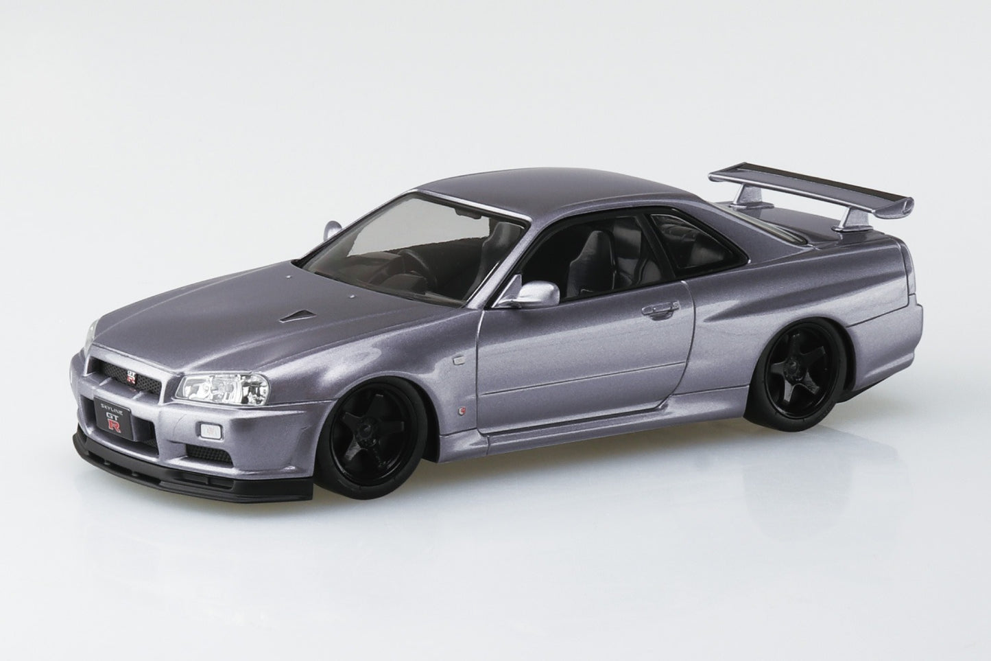 Rakupla 스냅 키트 Nissan R34 Skyline GT-R 커스텀 휠(애슬리트 실버)