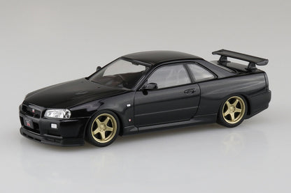 Rakupla 스냅 키트 Nissan R34 Skyline GT-R 커스텀 휠(블랙 펄)