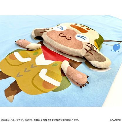 モンスターハンターワイルズ 飛び出すTシャツ オトモアイルー
