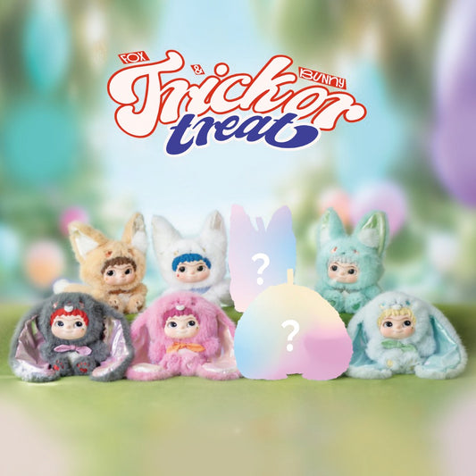 WAKUKU(와쿠쿠) 트레이딩 마스코트 시리즈 FOX & BUNNY