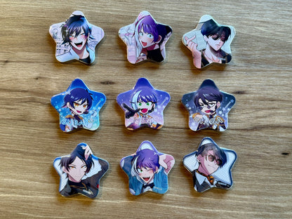 【単品・BOX】ガチ恋粘着獣 ～ネット配信者の彼女になりたくて～ コズミック BIRTHDAYライブ トレーディング スター缶バッジ