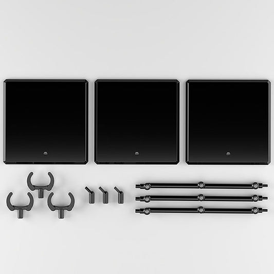 THE シンプルスタンド×3  BLACK【フィギュア＆模型用】