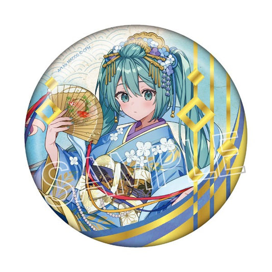 Hatsune Miku Hyakuki Yagyo ~Reien~ Foil-stamped BIG can badge B Mermaid