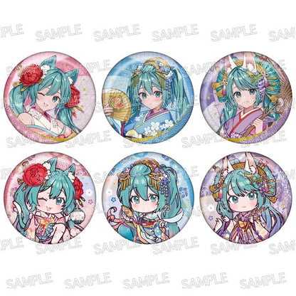 Hatsune Miku Hyakuki Yagyo ~Reien~ Can Badge 6 Pieces Box