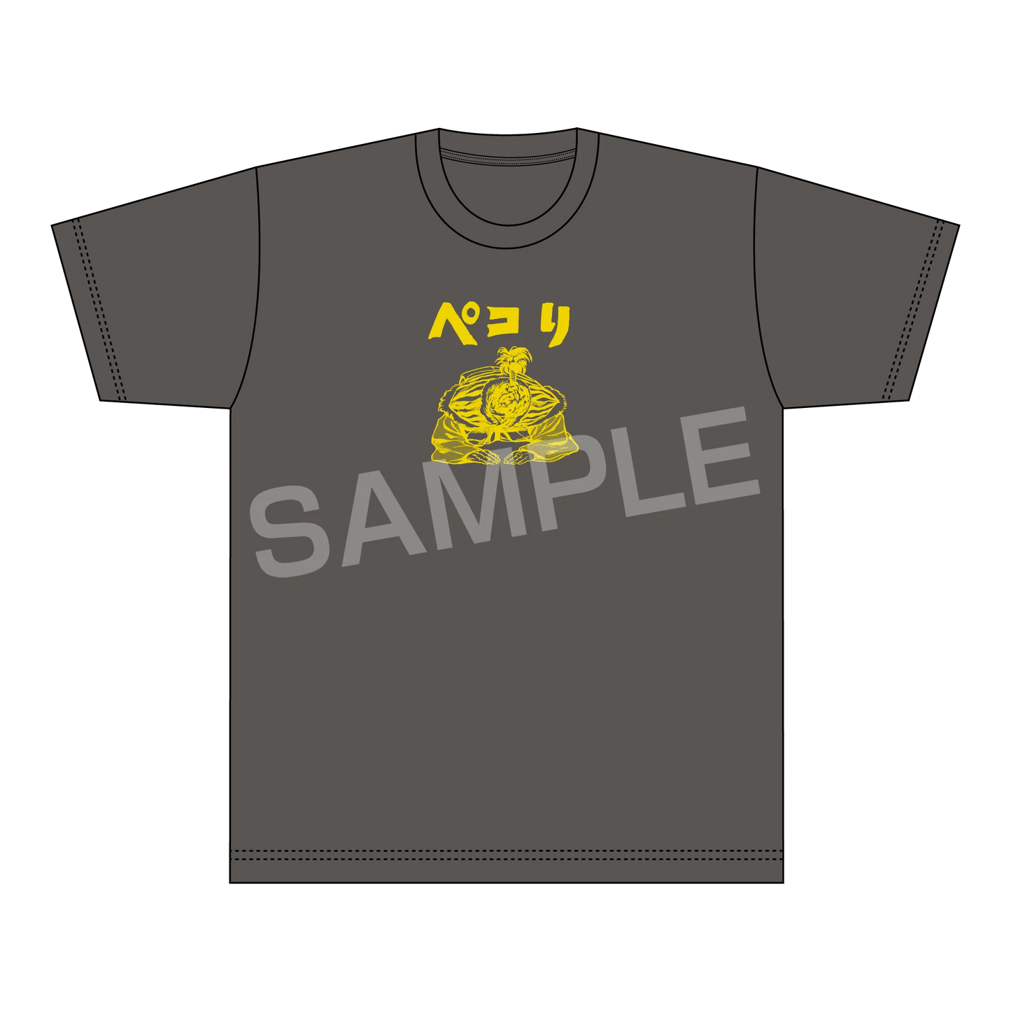 Hana no Keiji Pecoli T-shirt Gray