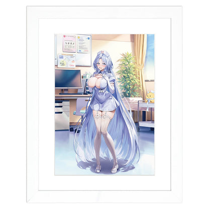 アズールレーン 描き下ろしキャラファイングラフ アルザス／ナース A4