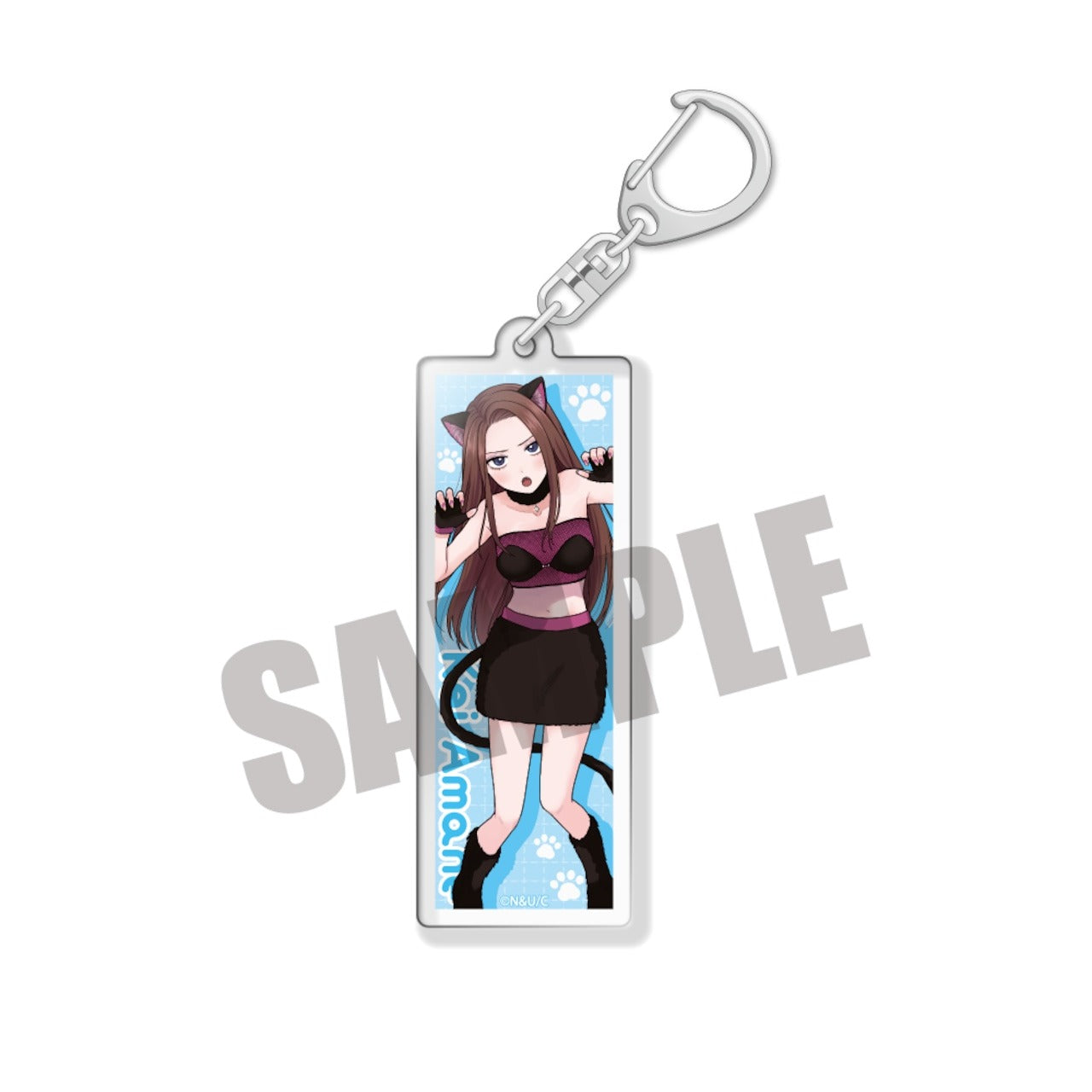 There are no gals who are kind to otakus! ? Acrylic key chain Nyankoi Fes Ver. Amane Kei