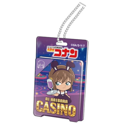 名探偵コナン ブリスターパッケージ風アクリルボールチェーン カジノコレクション 灰原哀