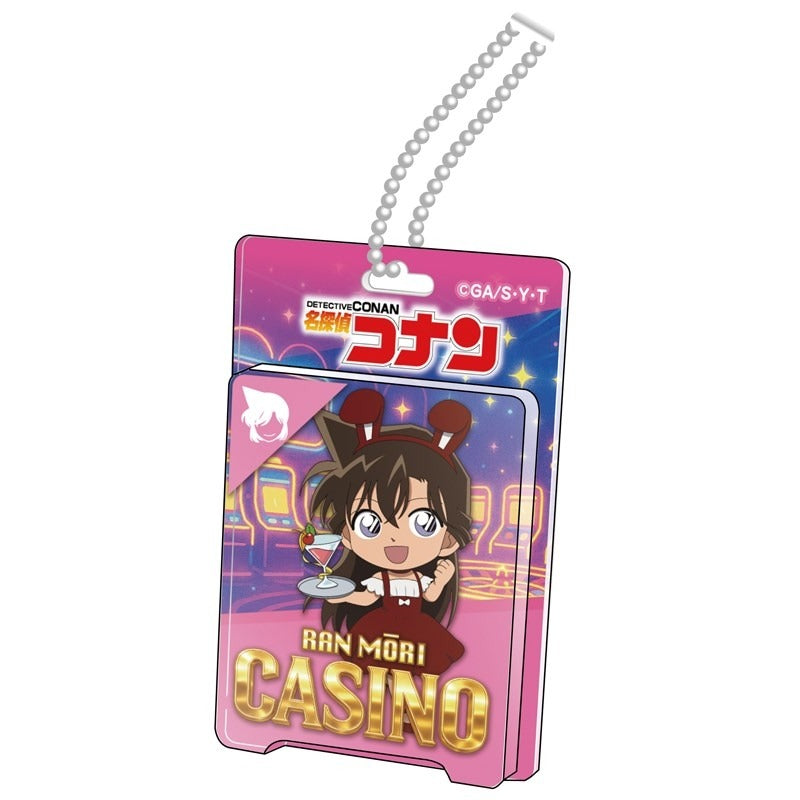 名探偵コナン ブリスターパッケージ風アクリルボールチェーン カジノコレクション 毛利蘭