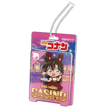 名探偵コナン ブリスターパッケージ風アクリルボールチェーン カジノコレクション 毛利蘭