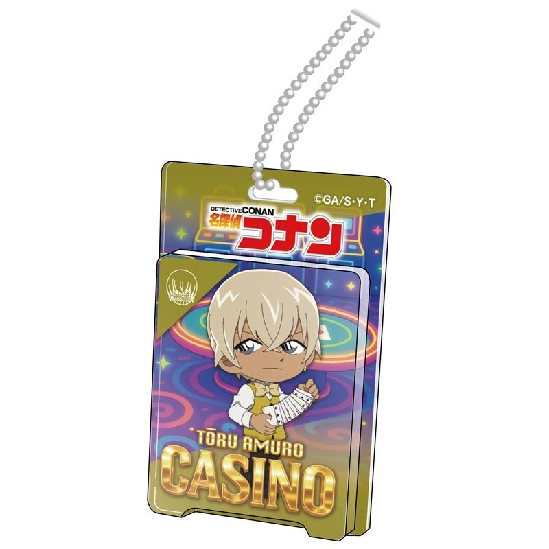 Detective Conan / Case Closed Blister Package Style Acrylic Ball Chain Casino Collection Amuro Toru