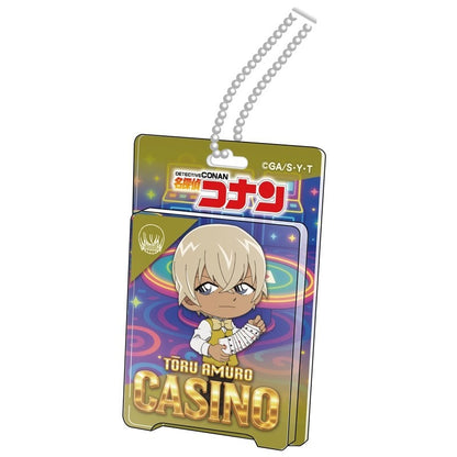 Detective Conan / Case Closed Blister Package Style Acrylic Ball Chain Casino Collection Amuro Toru