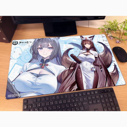 アズールレーン 描き下ろしラバーマット 天城 空母／ナース