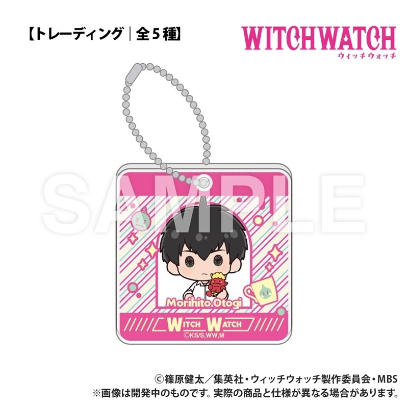 TVアニメ『ウィッチウォッチ』 トレーディング 8mm厚アクリルキーホルダー ぷちきゅんシリーズ pcs
