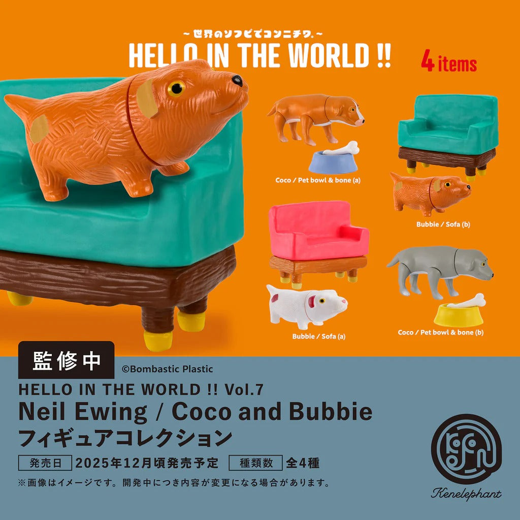 HELLO IN THE WORLD !!! Vol.7 Neil Ewing/ Coco and Bubbie 12개입 BOX