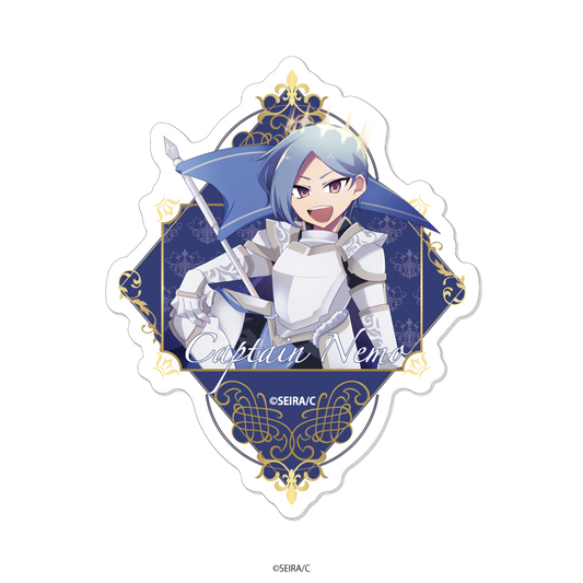 Gachikoi Adhesive Beast ~I Want to Become the Girlfriend of an Online Streamer~ Mini Character Sticker Fantasy Ver. <Captain Nemo>