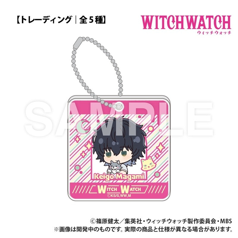 TVアニメ『ウィッチウォッチ』 トレーディング 8mm厚アクリルキーホルダー ぷちきゅんシリーズ pcs