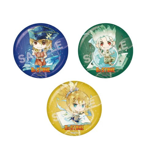 Dr.STONE キャラでるアート メタリック缶バッジ 第1弾 9個入BOX