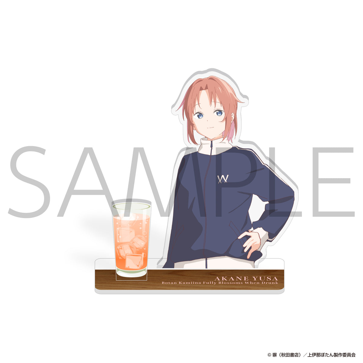 TV anime “Botan Kamiina Fully Blossoms When Drunk” Acrylic stand Akane Yusa