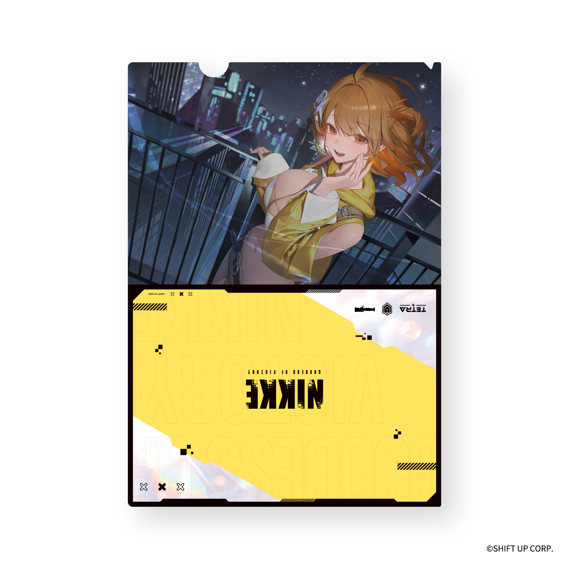 NIKKE アニス 非売品 数量限定 コミケ 限定クリアファイル クリアファイル アニス：スター ‐ 勝利の女神：NIKKE 宵空の下、君