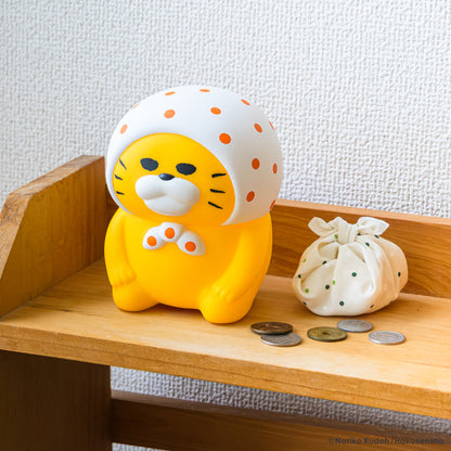 ノラネコぐんだん ほっかむりちょきんばこ オレンジ Ver.