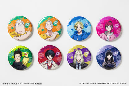 SAKAMOTO DAYS Glitter Can Badges Vol.1 Pack 8 pieces in a box