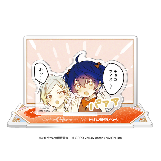 ［Acrylic Stand] Petit Milqueta Tokiando Ichiya [Milgram x Croqueta].